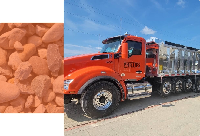 Phillips truck and aggregates